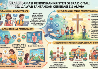 Pendidikan Karakter Generasi Alpha Di Era Digital : Integrasi Pendekatan Teknologis Dan Nilai Kristiani