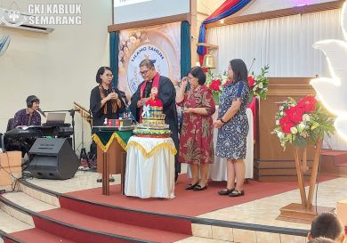 GKJ Kabluk Semarang Rayakan HUT ke-35 dengan tema Nulat, Nuladha, Nuladhake